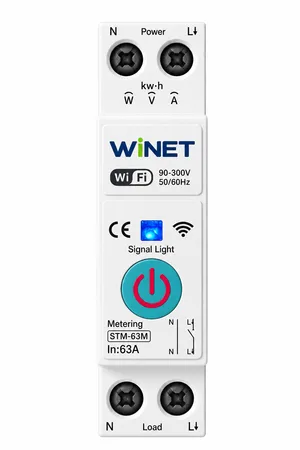 WINET S-63M WiFi Akıllı Enerji Ölçüm Rölesi | Tuya Smart | 63A
