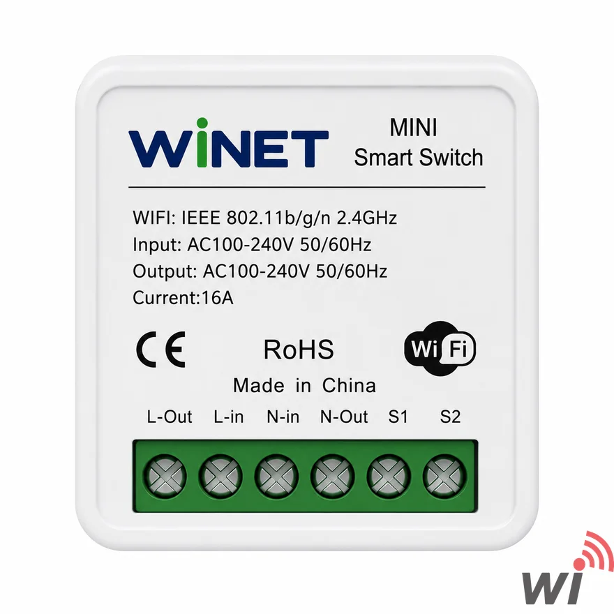 WINET MINI 16A WiFi Akıllı Mini Anahtar