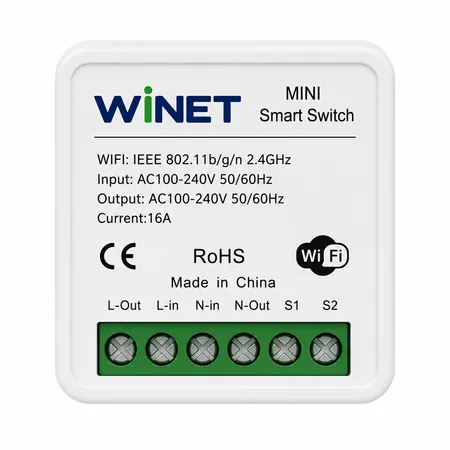 WINET MINI 16A WiFi Akıllı Mini Anahtar